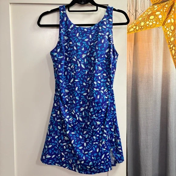 L.L. Bean Beansport Swim Dress - fits size 4-8 - Picture 3 of 7
